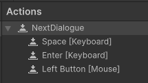 Input Actions Asset